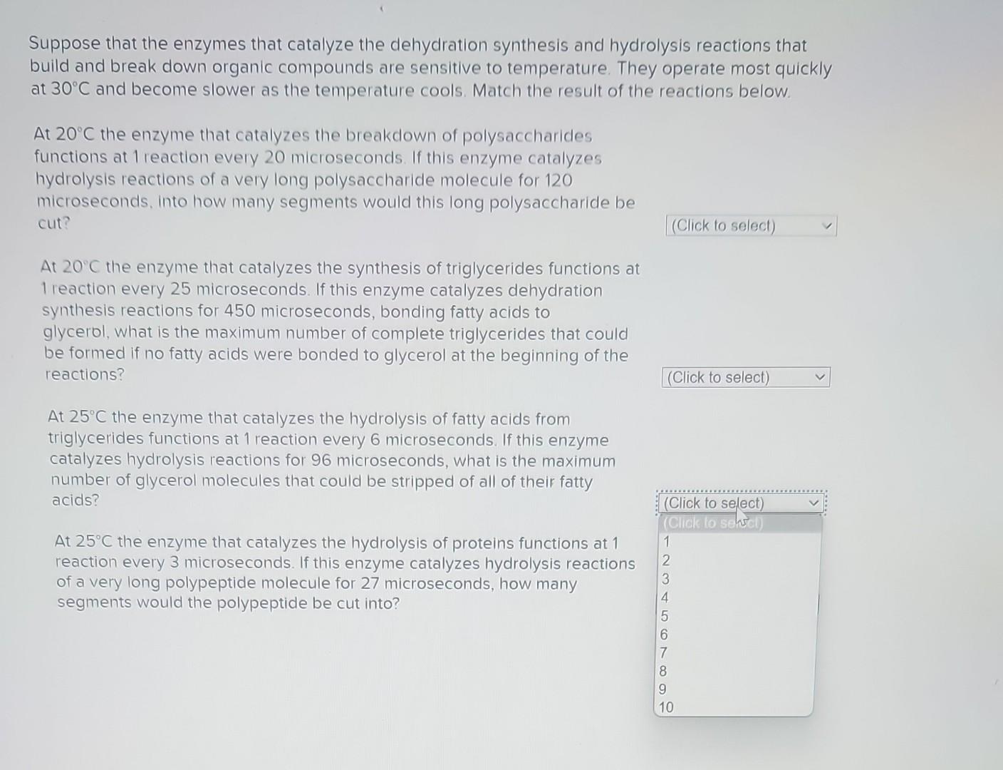 Solved Suppose that the enzymes that catalyze the | Chegg.com