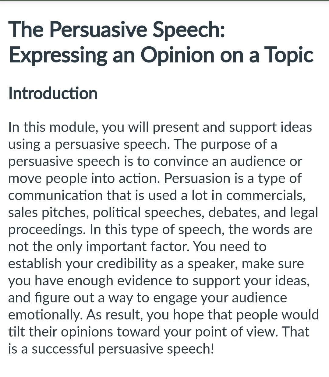 persuasive speech text