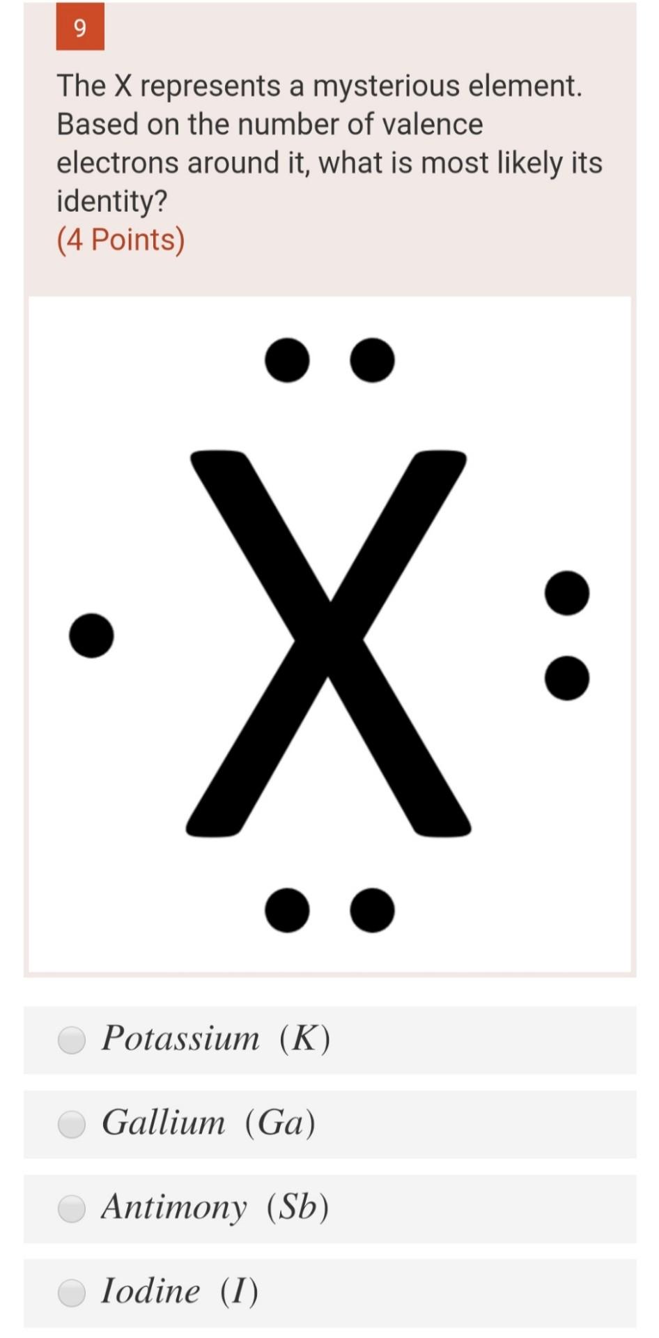 Solved 5 What is the electron configuration for tin (Sn)? (4
