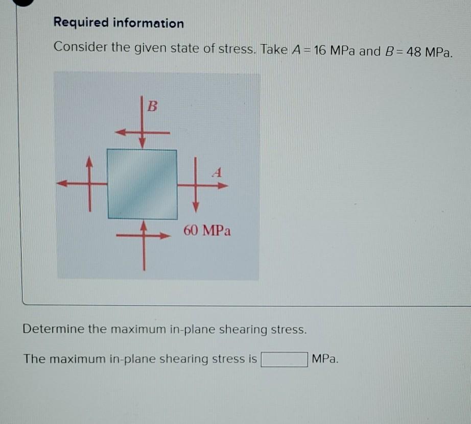 Solved Required information Consider the given state of | Chegg.com