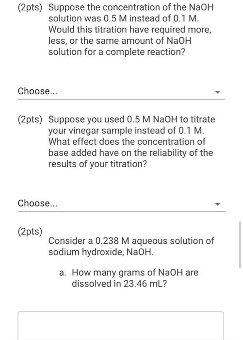 Solved Table 1. Titration data Table 1. Titration data Trial