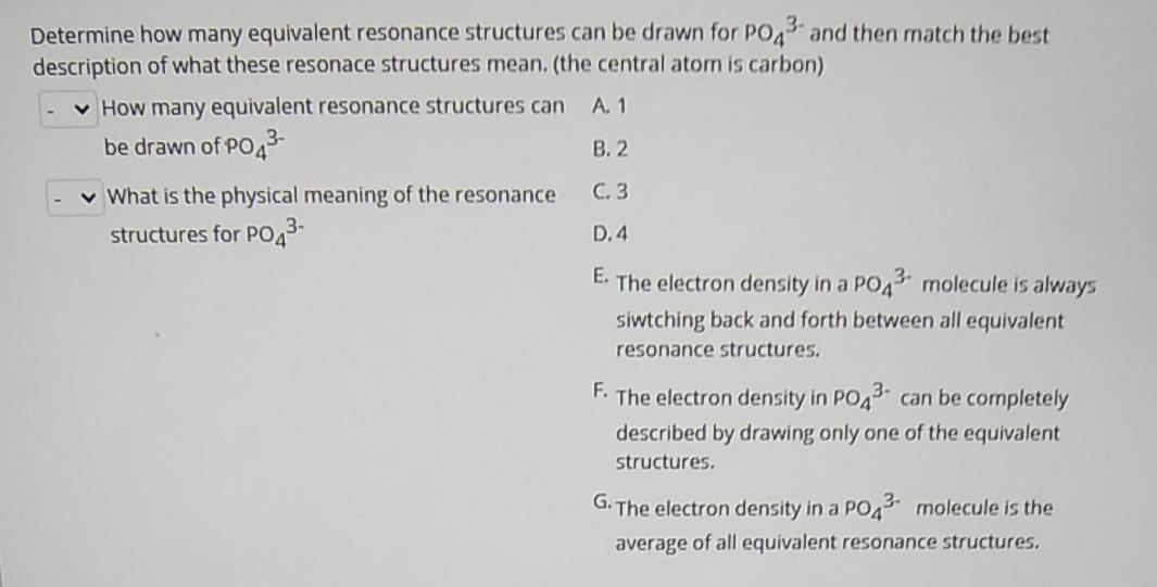 Solved Determine How Many Equivalent Resonance Structures | Chegg.com