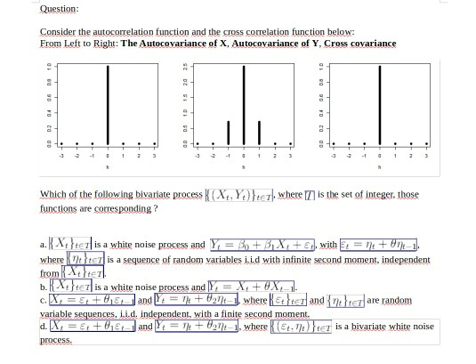 Solved This is a question related to Time Series Analysis, | Chegg.com