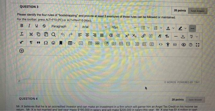 Solved QUESTION 3 20 points Save Answer Please identify the | Chegg.com