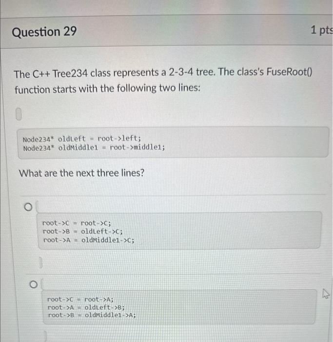 Solved The C++ Tree234 class represents a 2-3-4 tree. The | Chegg.com