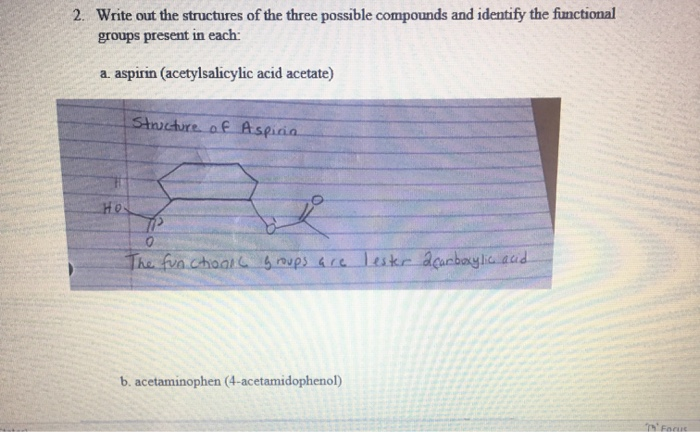 Solved 3 Using The Merck Index Or Other Appropriate Chegg Com