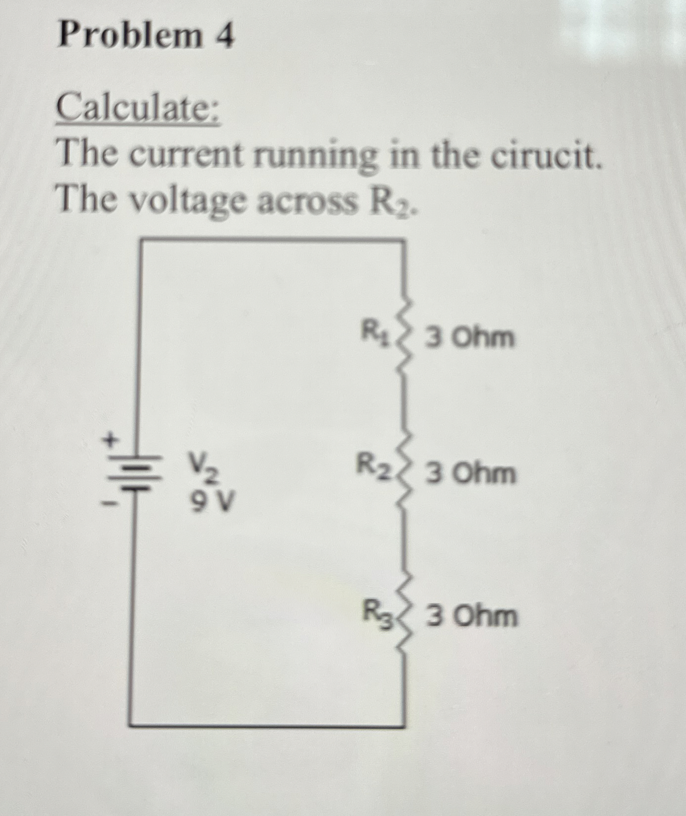 Solved Problem 4Calculate:The current running in the | Chegg.com