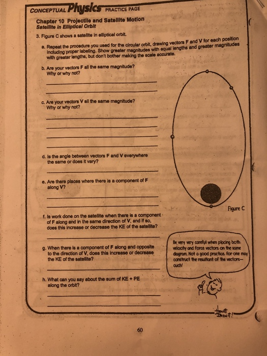 Solved CONCEPTUAL Physics PRACTICE PAGE Chapter 10 Chegg