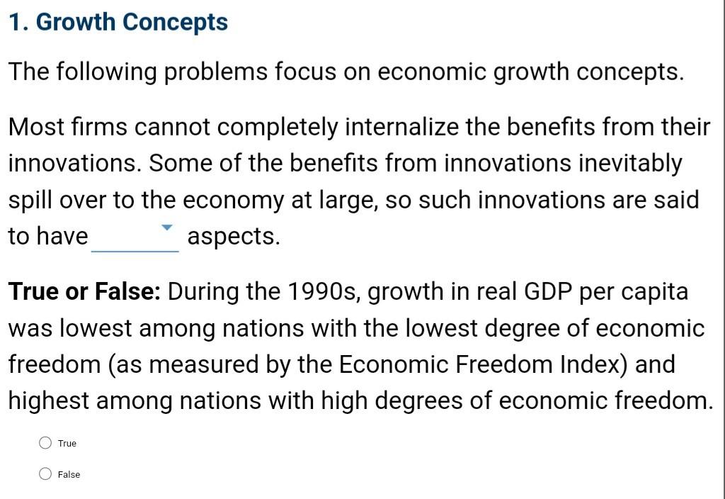 Solved The Following Problems Focus On Economic Growth | Chegg.com