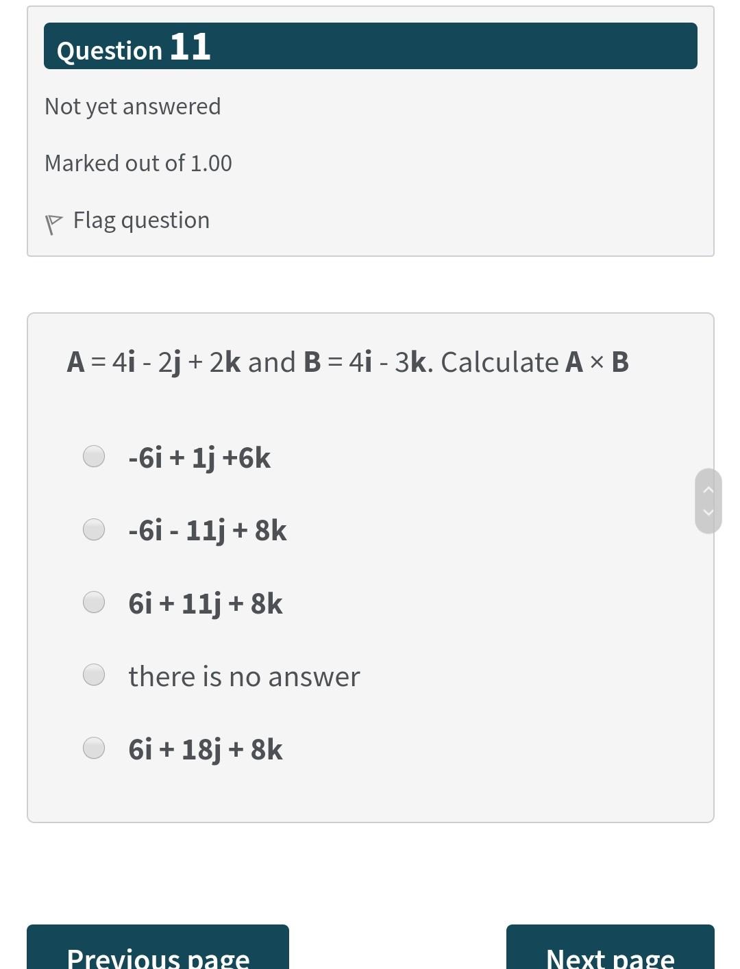 Solved Question 11 Not yet answered Marked out of 1.00 P | Chegg.com