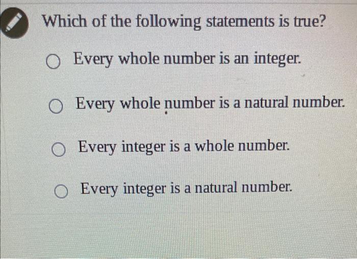 Solved Which Of The Following Statements Is True? Every | Chegg.com