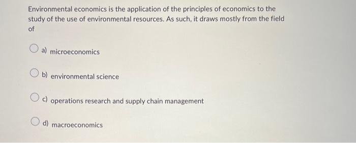 research questions on environmental economics