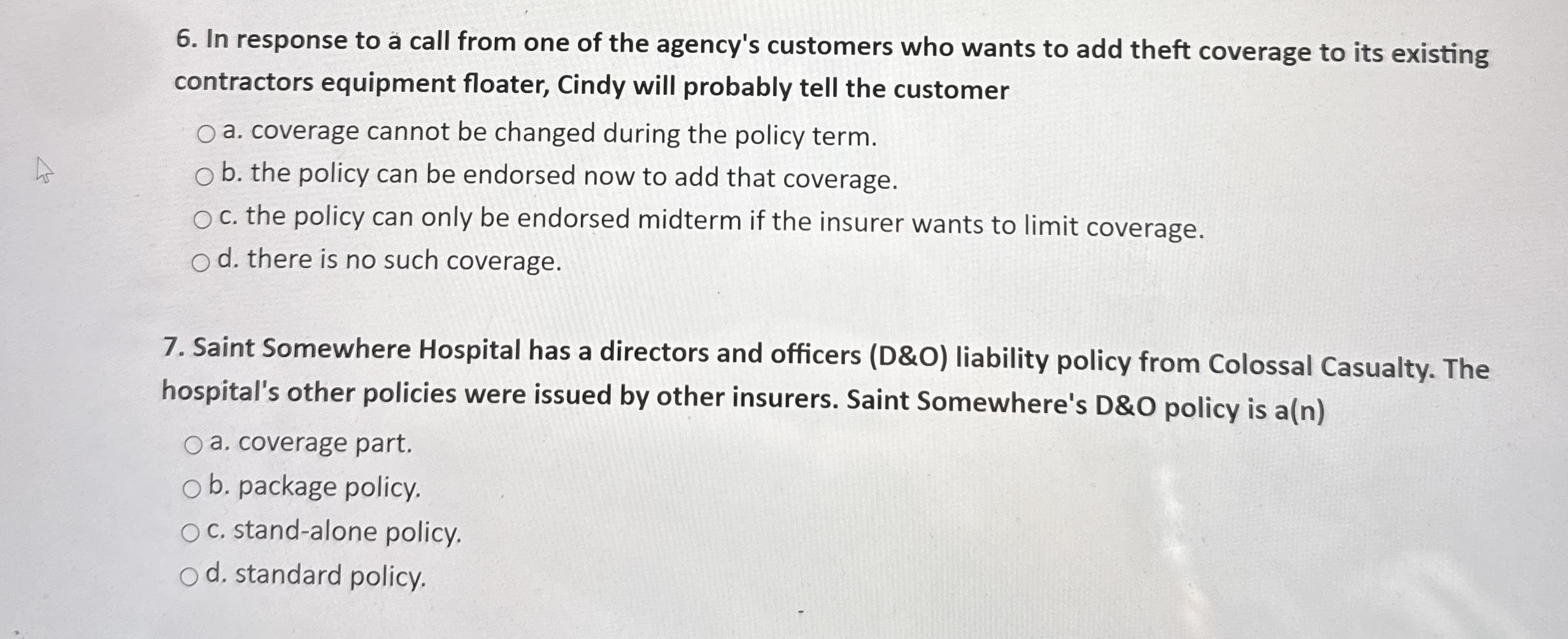 Solved In response to a call from one of the agency's