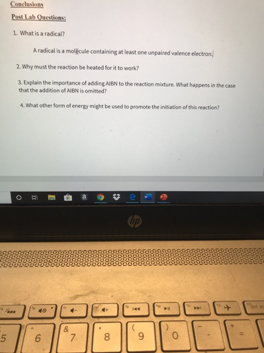 Solved i have attached pictures of the procedure and need | Chegg.com