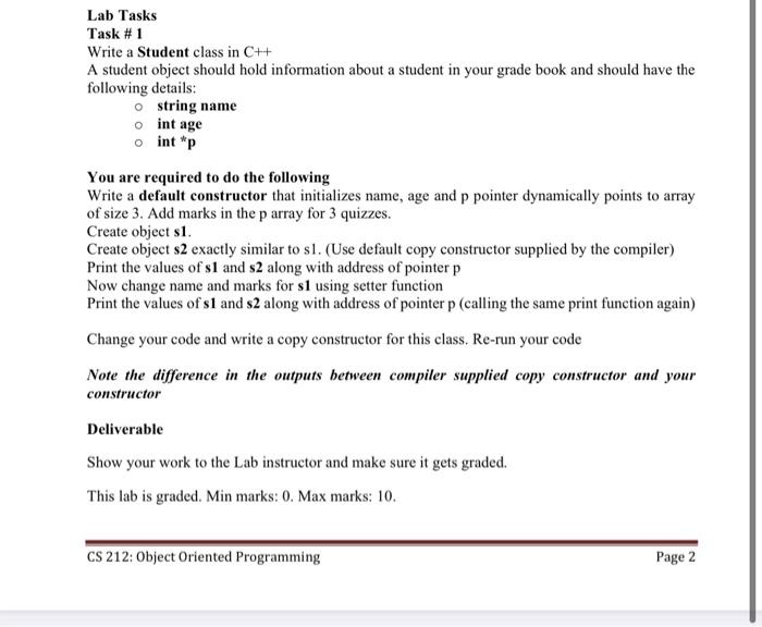 solved-lab-tasks-task-1-write-a-student-class-in-c-a-chegg