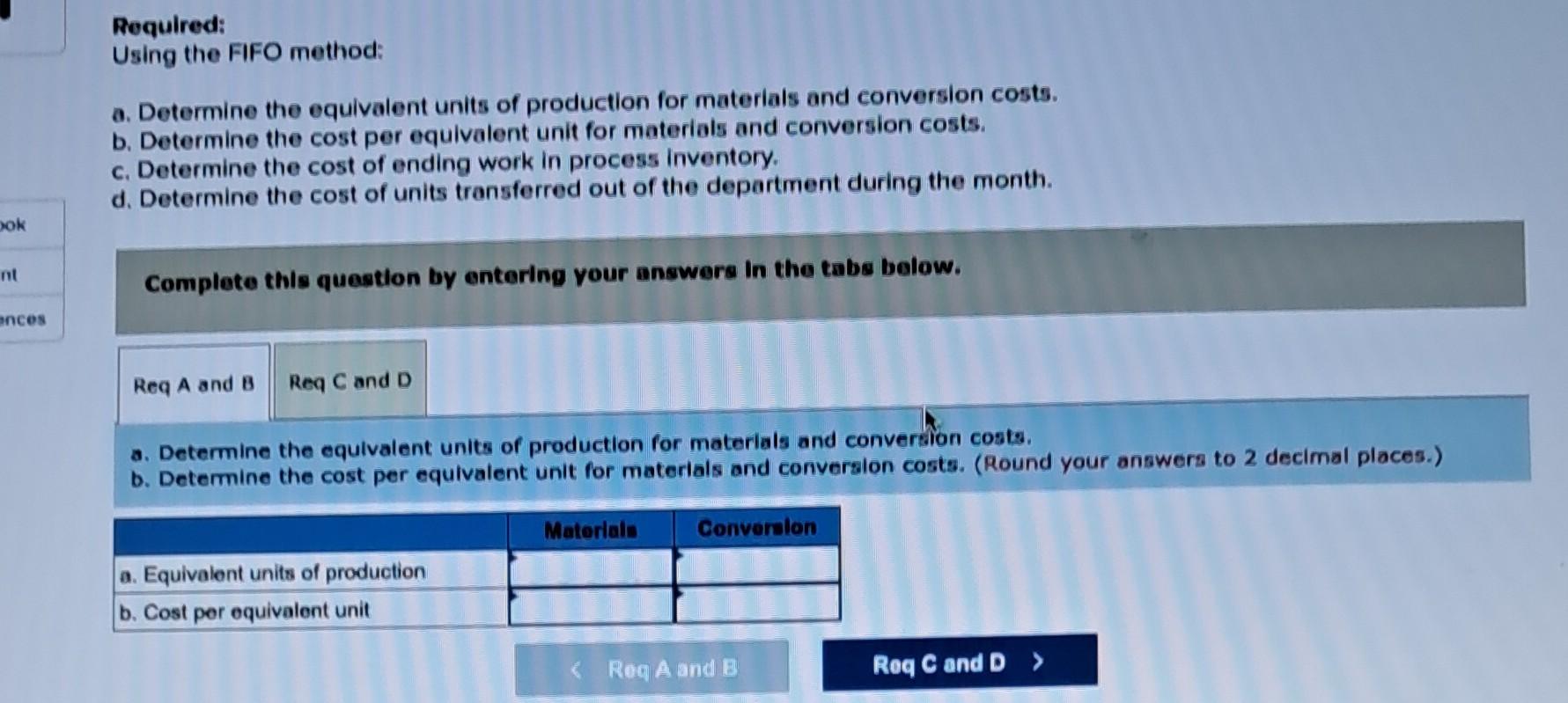 Solved Easy Incorporated uses the FIFO method in its process