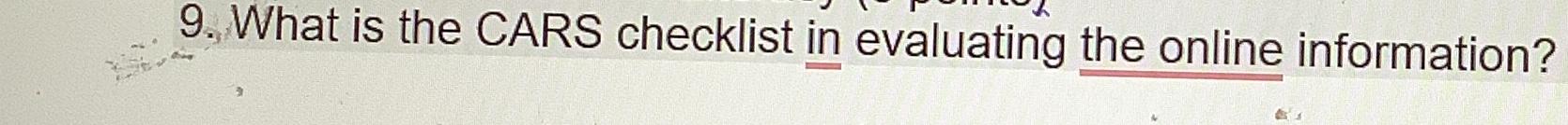 solved-what-is-the-cars-checklist-in-evaluating-the-online-chegg