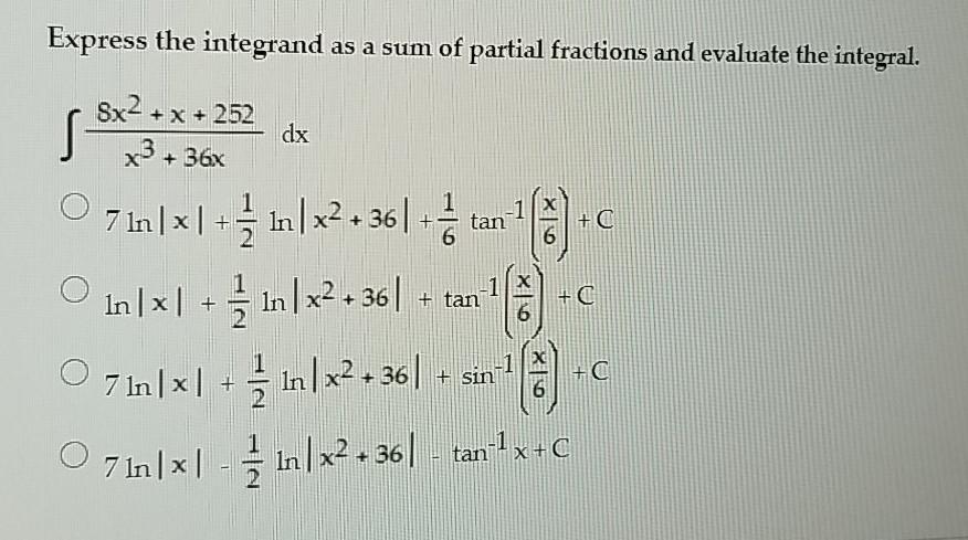 Solved Evaluate the integral by first performing long | Chegg.com