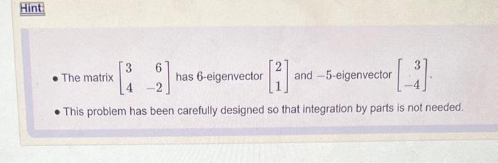 Solved (1 point) In this problem you will solve the | Chegg.com
