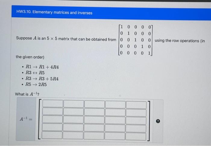 Solved Given 2×3 Matrix M, Find A 3×2 Matrix B Such That | Chegg.com