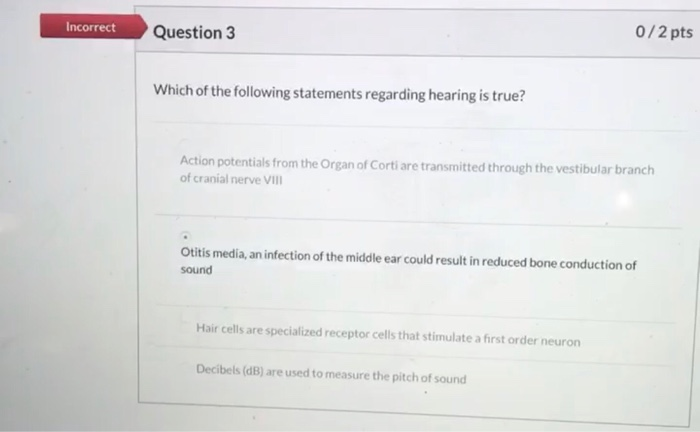 Solved Incorrect Question 3 0/2 Pts Which Of The Following | Chegg.com Solved Incorrect Question 3 0/2 Pts Which Of The Following | Chegg.com