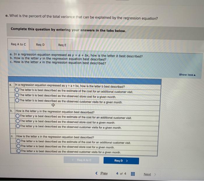 Solved e. What is the percent of the total variance that can | Chegg.com