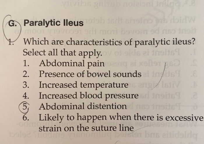 paralytic ileus