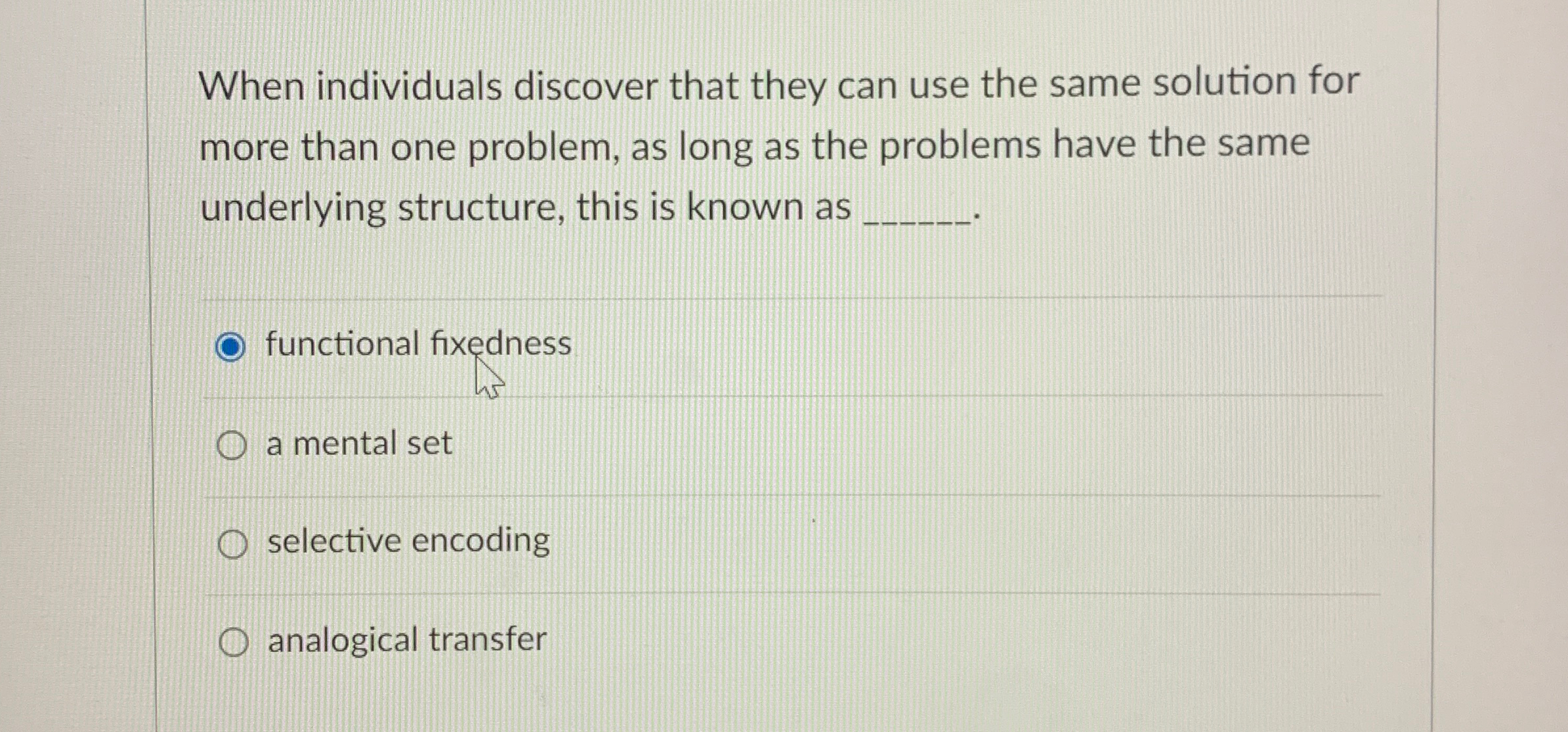 Solved When individuals discover that they can use the same | Chegg.com