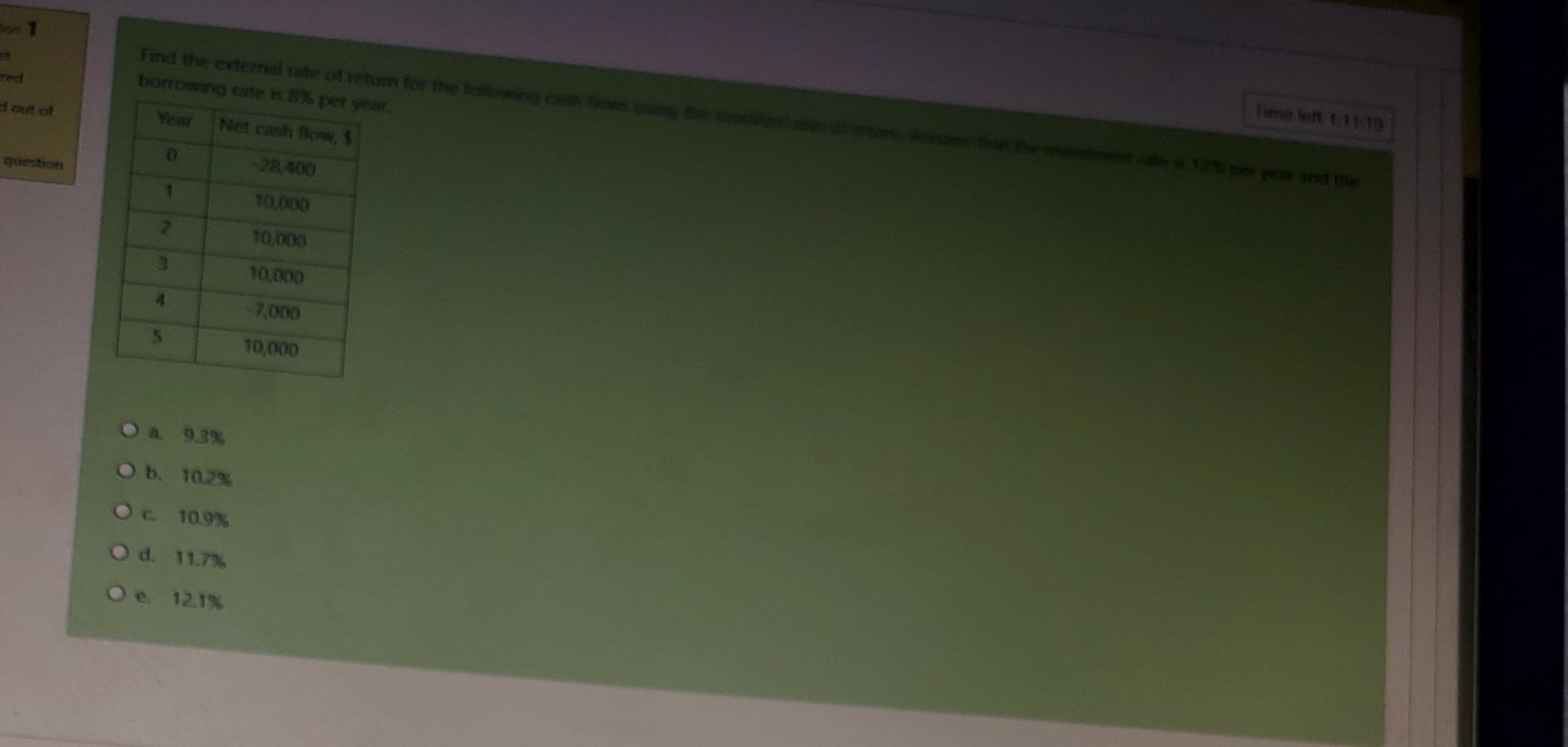 Solved borrowing rate is bis bey secar\table[[Pear,Net casch | Chegg.com