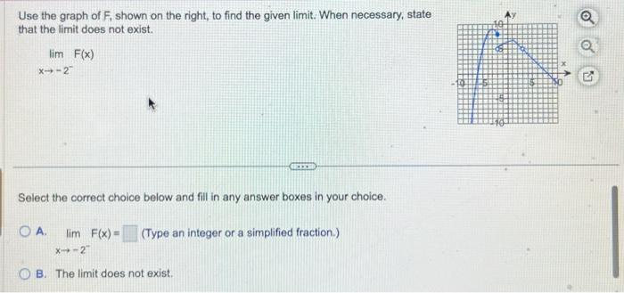 Solved Use the graph of F, shown on the right, to find the | Chegg.com