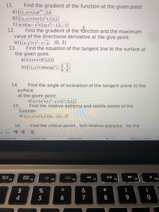 Solved 1 Find Both First Partial Derivative A Ex B Z C Chegg Com