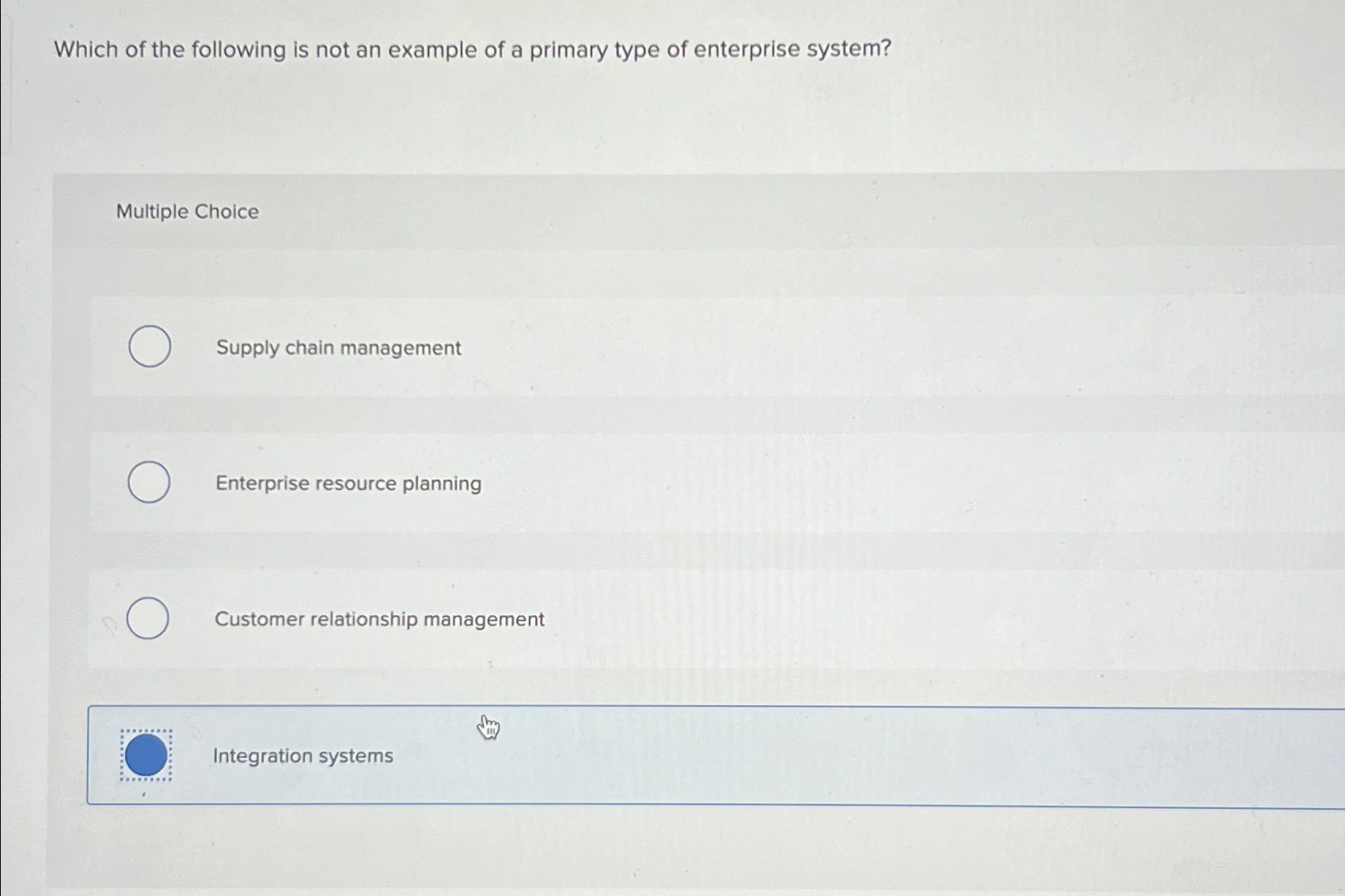 Solved Which of the following is not an example of a primary | Chegg.com