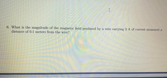 Solved what is the magnitude of the magnetic field produced | Chegg.com