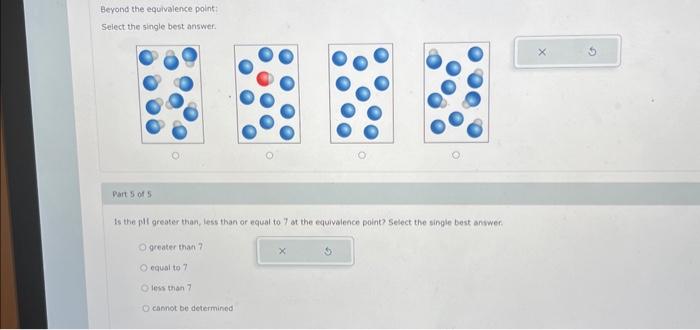 Solved The following diagrams represent solution at various | Chegg.com