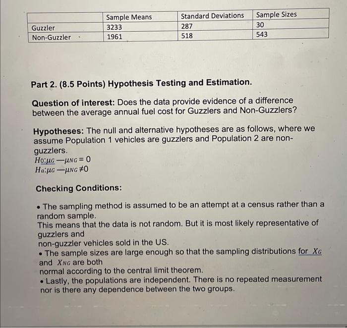 5 point hypothesis