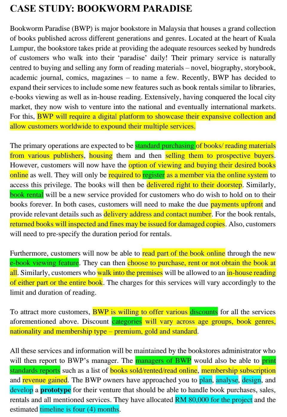 Solved Problems and Proposed Solutions a) Identify 3