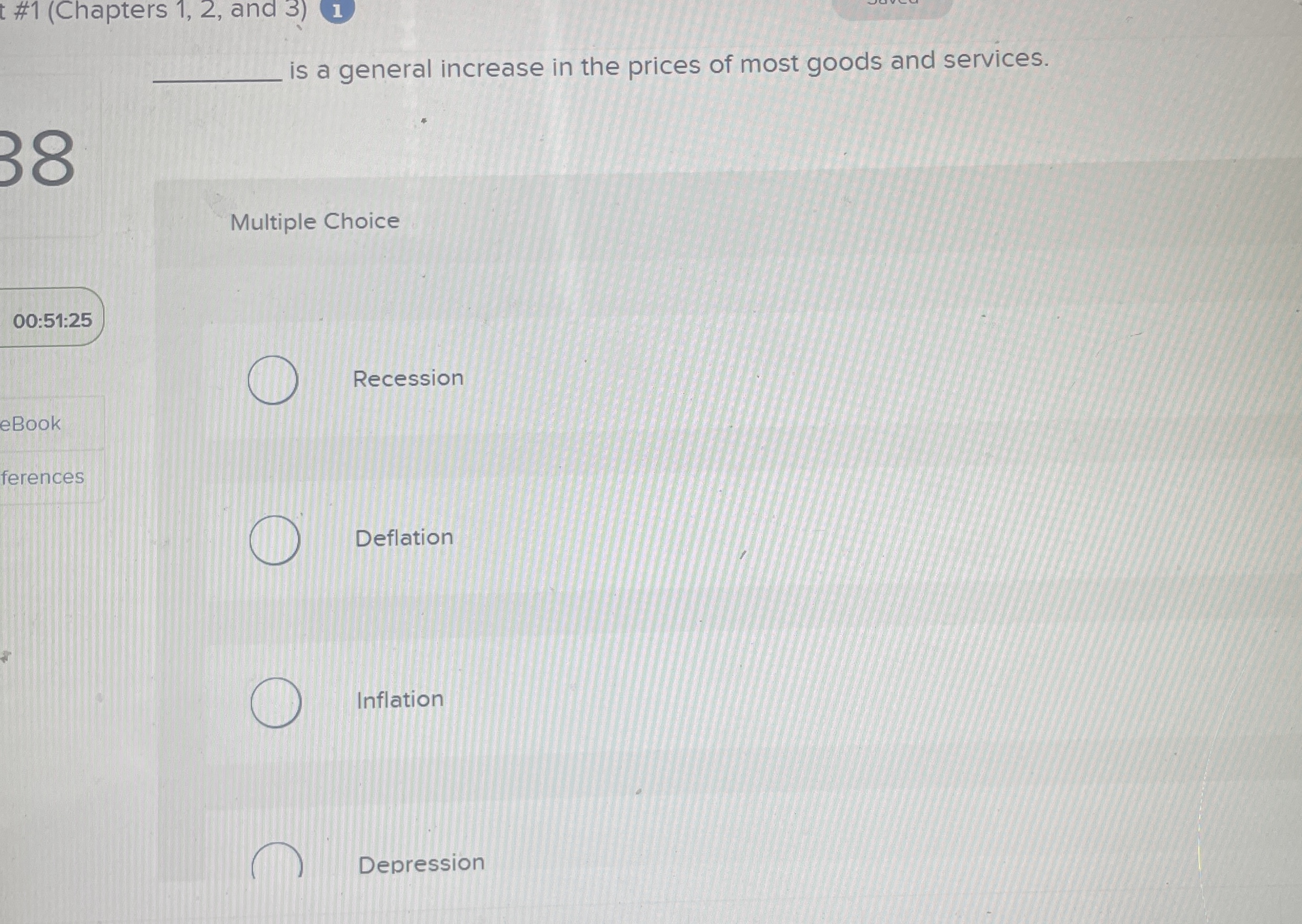 Solved is a general increase in the prices of most goods and | Chegg.com