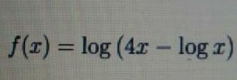 Solved f(3) = log (41 - logr) | Chegg.com
