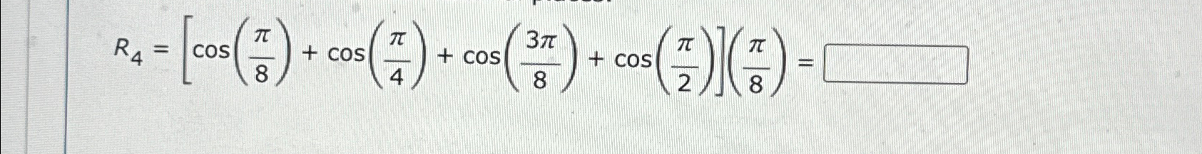 найдите значение выражения 262–√cos(π4)cos(4π3)