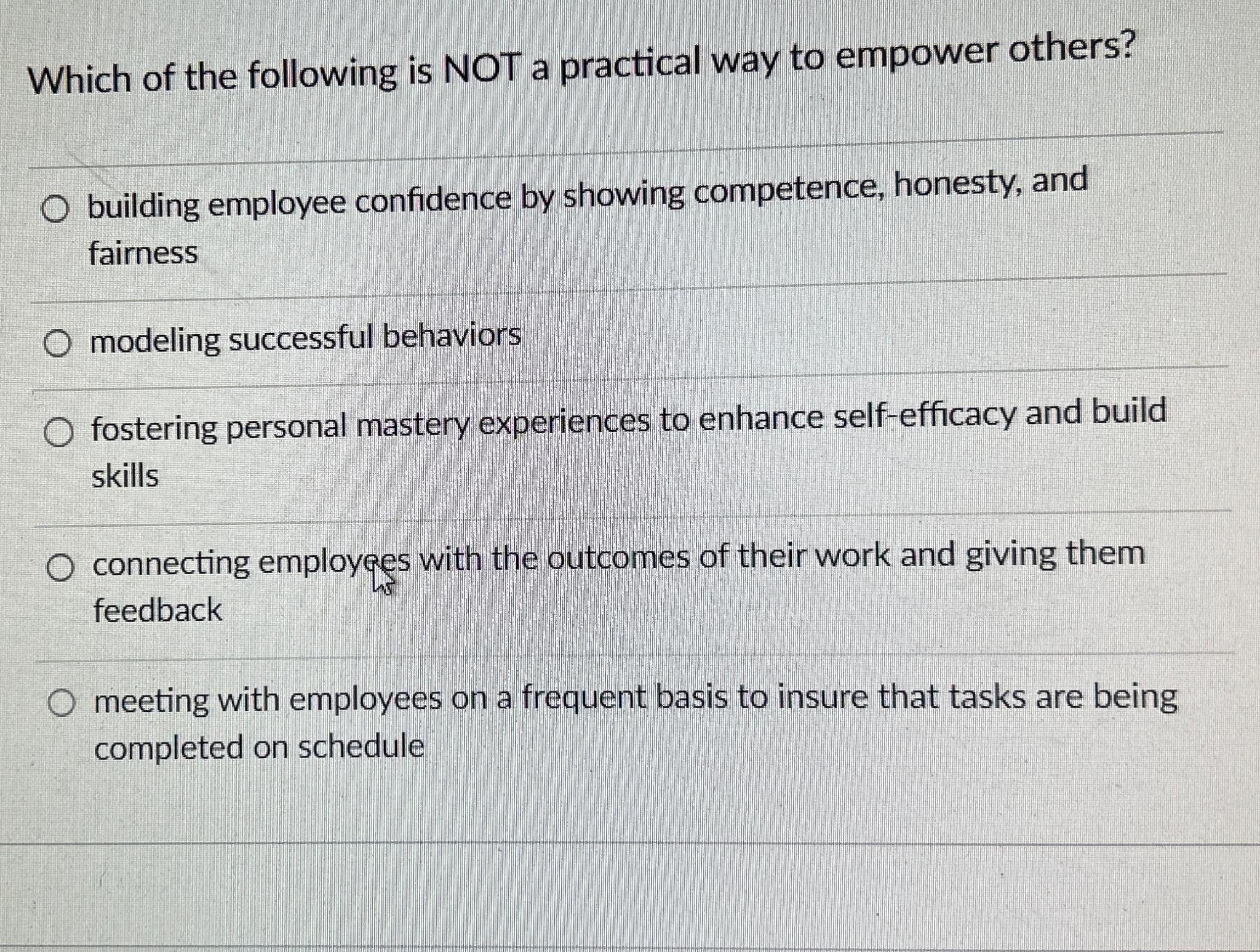 Solved Which of the following is NOT a practical way to | Chegg.com