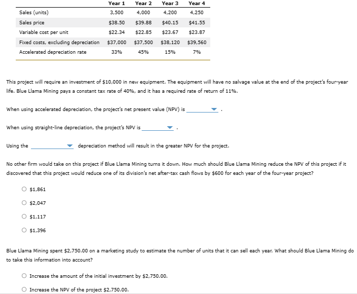Solved This project will require an investment of $10,000 | Chegg.com