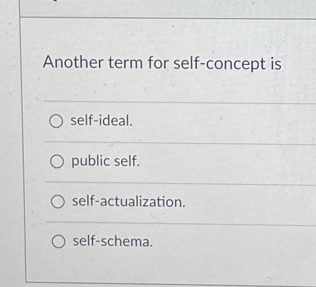 solved-another-term-for-self-concept-is-o-self-ideal-o-chegg