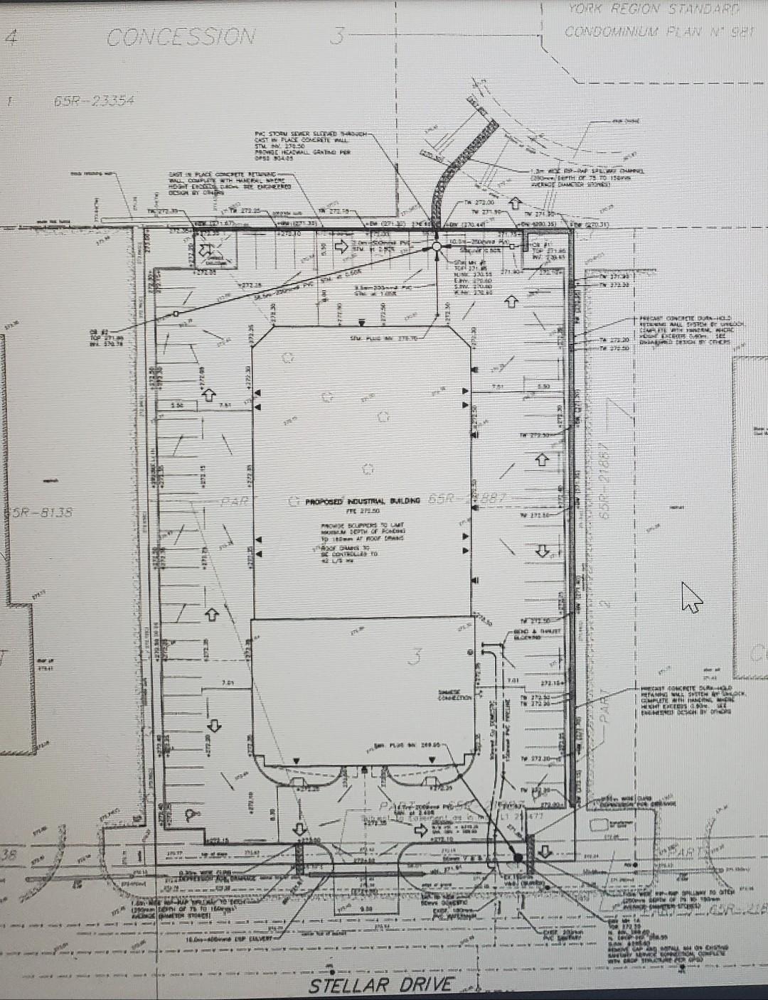 8. Referring to the site servicing and grading plan, | Chegg.com