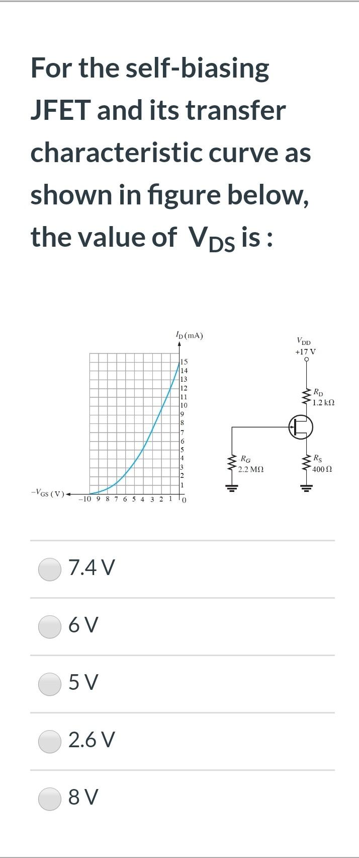 Solved For the JFET multi stage amplifier shown in figure