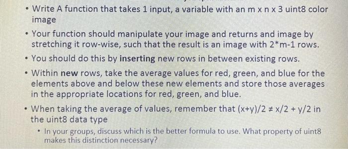 Solved - Write A function that takes 1 input, a variable | Chegg.com