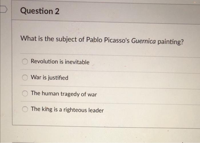 What Is The Subject Of Guernica