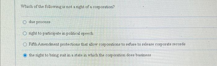 Solved Which of the following is not a tight of a | Chegg.com