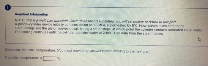 Solved Required Information NOTE: This is a multi-part | Chegg.com