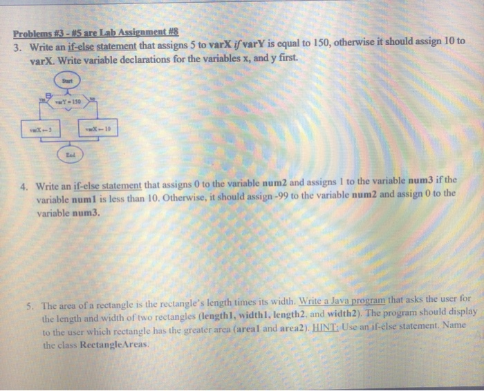 Solved EXERCISES: if & if...else STATEMENTS: Name Examples | Chegg.com