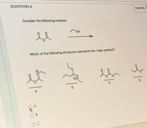 Solved QUESTION 1 Consider the following reaction PHAS Which | Chegg.com